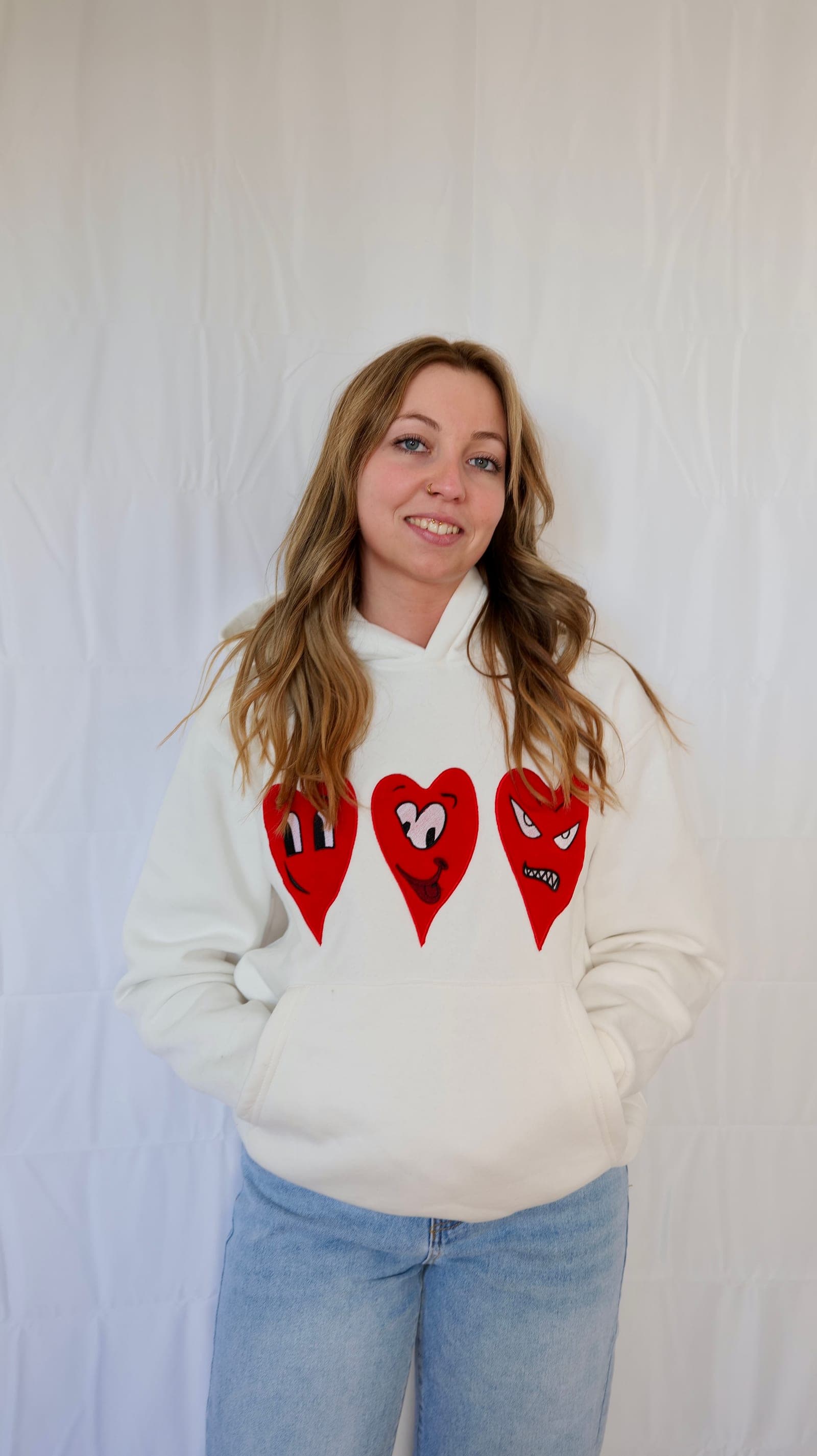 Emoticoeurs Blanc - Vue 2