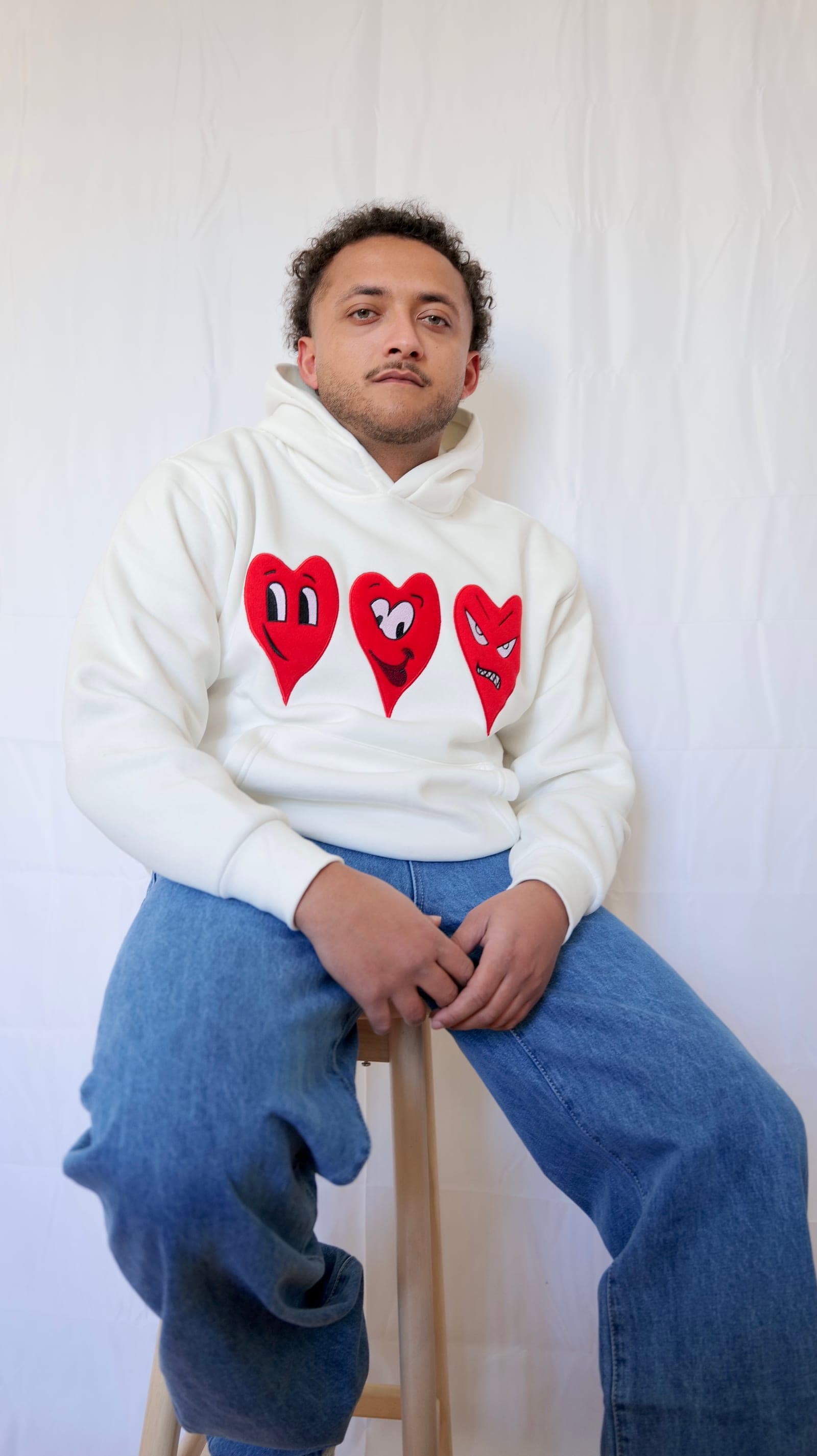 Emoticoeurs Blanc - Vue 3