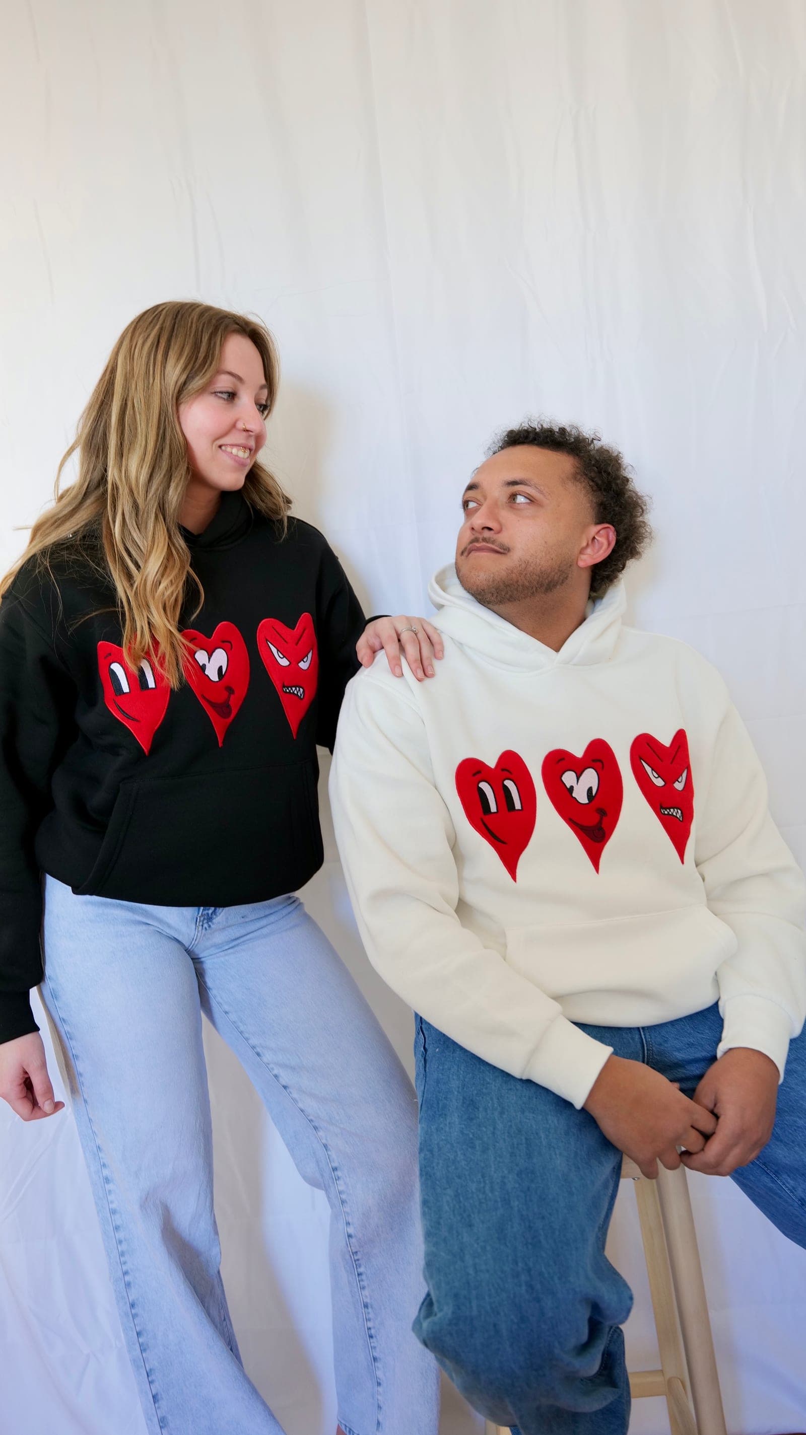 Emoticoeurs Blanc - Vue 4