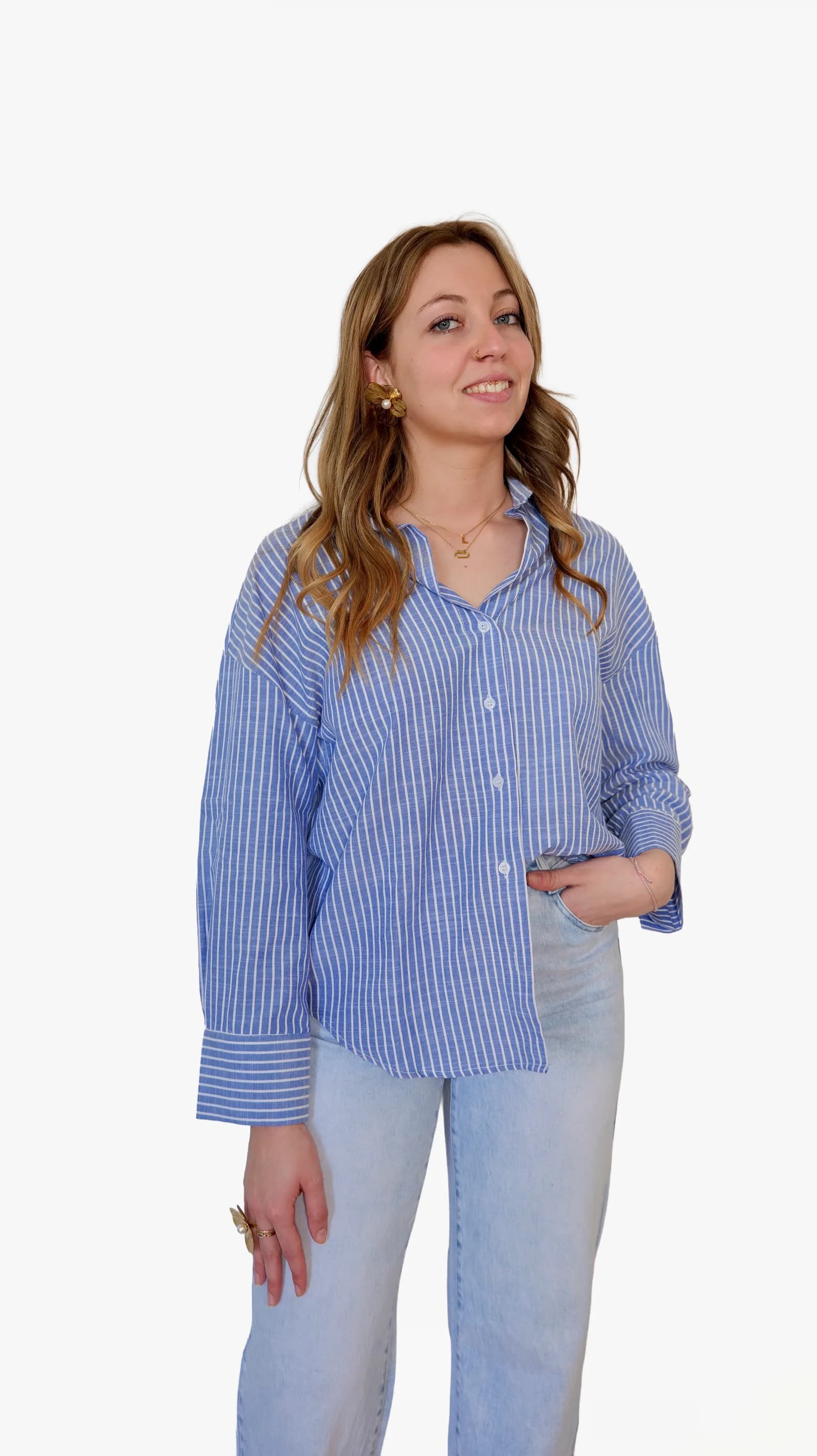 Chemise Solea Bleu
