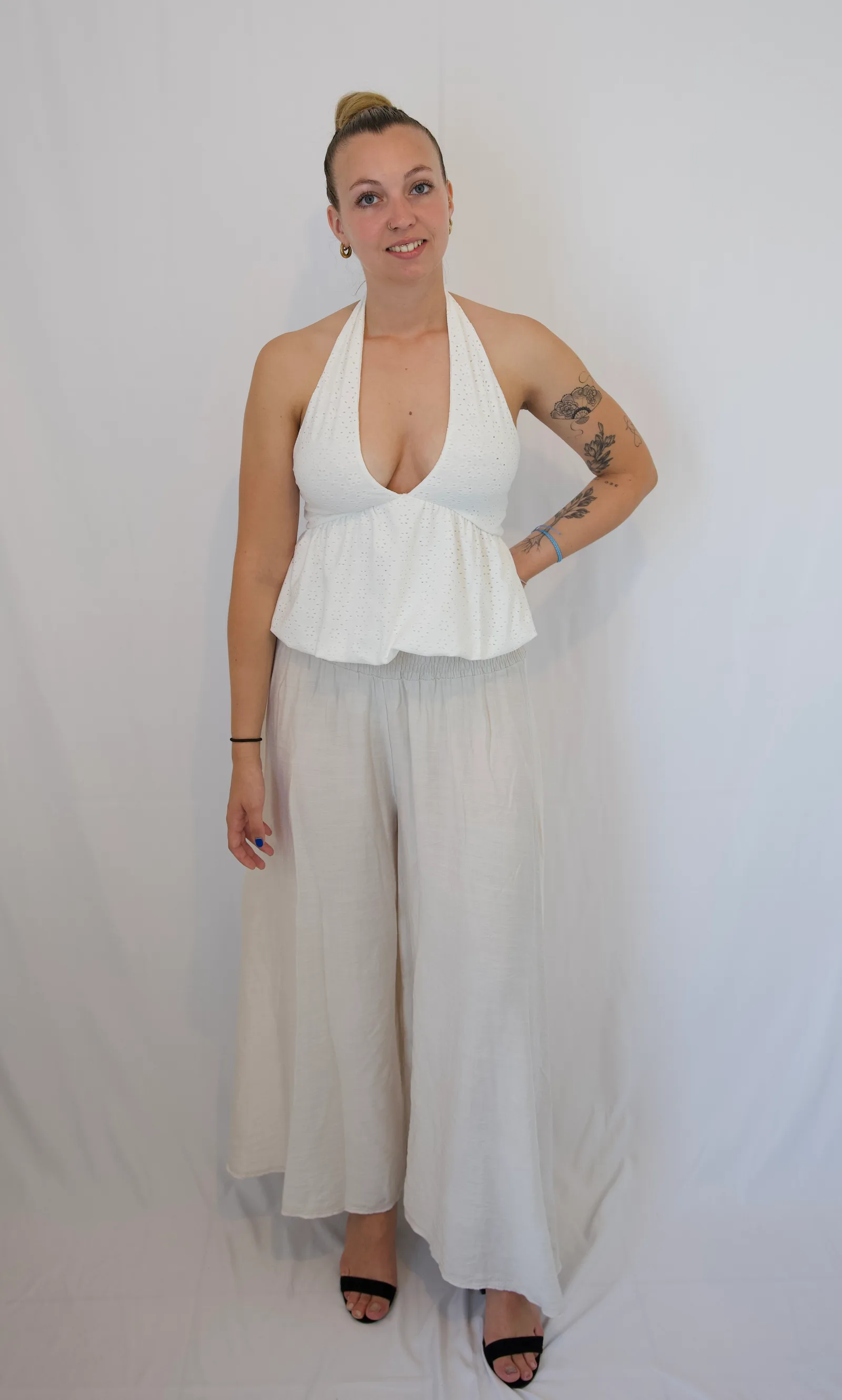 Pantalon Emilie Ecru