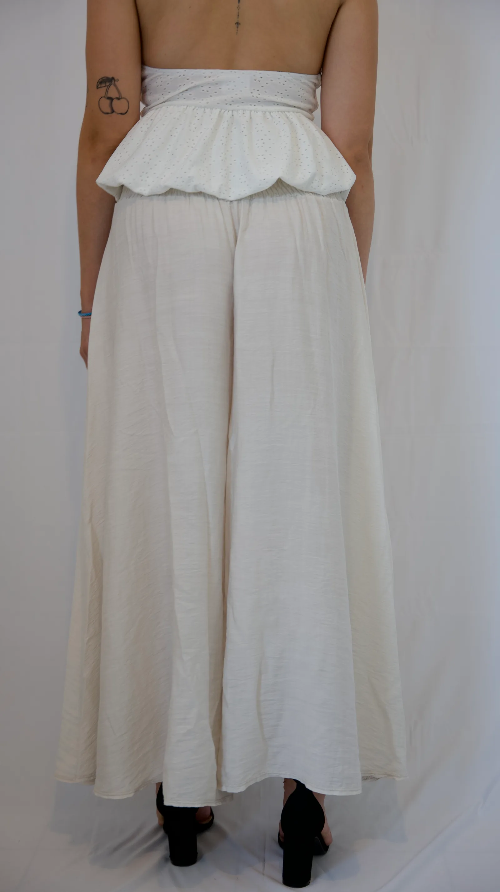 Pantalon Emilie Ecru - Vue 4